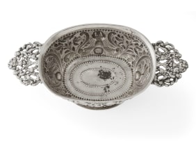 A possibly Dutch silver brandy bowl, 19th century