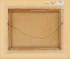 Piet van Heerden; Street Scene with Trees and Figures