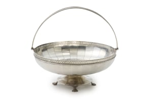 A George V silver basket, William Hutton & Sons Ltd, Sheffield, 1928