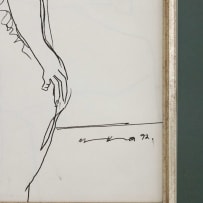 Geoffrey Mukasa; Untitled (Seated Nude)