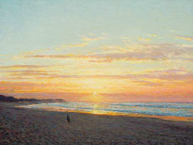 Walter Meyer; Beach at Sunset