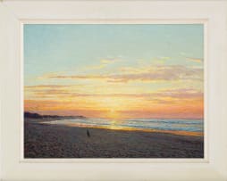 Walter Meyer; Beach at Sunset
