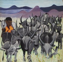 Ancent Soi; Untitled (Cow Herder)