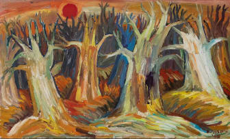 Kiure Francis Msangi; Baobab under the Red Moon