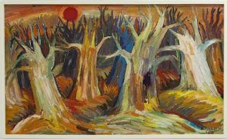 Kiure Francis Msangi; Baobab under the Red Moon