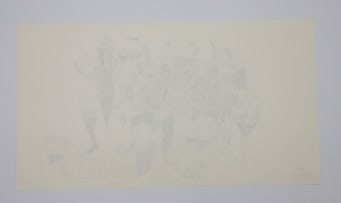 Donald Wasswa; Untitled (Abstract Figures)