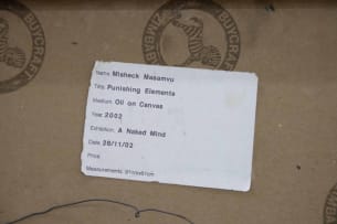Misheck Masamvu; Heat of the Night; Punishing Elements, 2002 (sold as a pair)