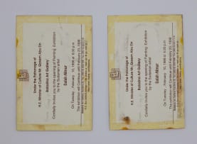Salah Elmur; Untitled I; Untitled II, two