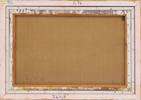 Larry Scully; Abstract in Ochre and Red