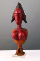 Bambara female and male marionettes, West Africa, mid/late 20th century, two