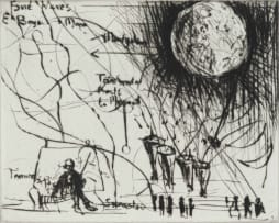 William Kentridge; Thinking Aloud, Small Thoughts, nine