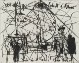 William Kentridge; Thinking Aloud, Small Thoughts, nine