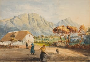 Otto Landsberg; Cottage near Rathfelder's Hotel, Diep Rivier