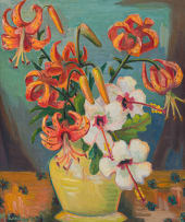 Maggie Laubser; Tiger Lilies