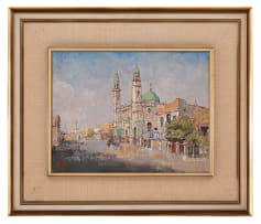 Gregoire Boonzaier; Maleise moskee, Chapel Straat, Kaapstad/Malay Mosque, Chapel St. Cape Town