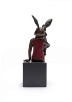 Carol Cauldwell; Mini Rabbit Mom and Baby