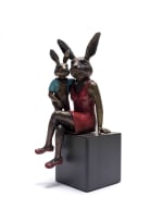 Carol Cauldwell; Mini Rabbit Mom and Baby