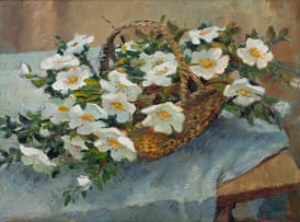 Terence McCaw; Basket of Dog Roses