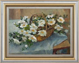 Terence McCaw; Basket of Dog Roses