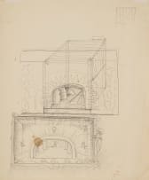 Alexis Preller; Prisoner of War (recto); Theatre des Quinze Set Design (verso)
