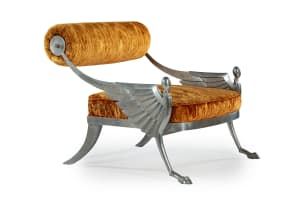 Mark Brazier-Jones; Pair of aluminium 'Son of Atlantis' armchairs attributed to Mark Brazier-Jones, England