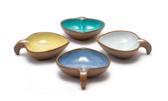 Kalahari Studio; Set of four heart-shaped bowls