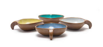 Kalahari Studio; Set of four heart-shaped bowls
