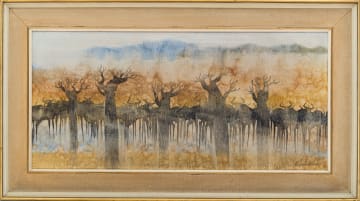 Gordon Vorster; Wildebeest and Trees