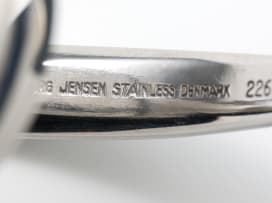 Georg Jensen Viviana Torun Open Bangle Watch, model 226, Denmark, c.1970s-1980s