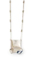 Björn Weckström, Lapponia; Laponia 'Monolit' silver and acrylic necklace, Bjorn Weckström, Finland, c.1970