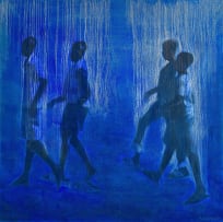 Gerald Tabata; Four Boys Walking