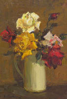 Adriaan Boshoff; Roses in a Jug