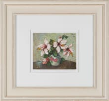 Conrad Theys; Hibiscuses in a Vase