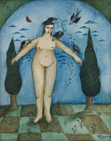 Hannetjie de Clercq; Standing Nude