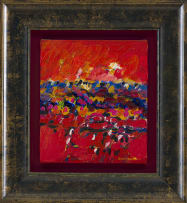 Penny Stutterheim; Abstract Landscape, three