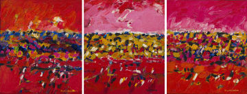 Penny Stutterheim; Abstract Landscape, three