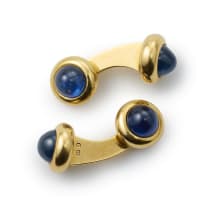 Sapphire cuff-links
