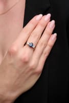 Sapphire and diamond ring