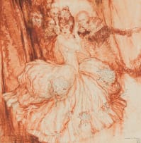 William Timlin; Woman in a Ballgown