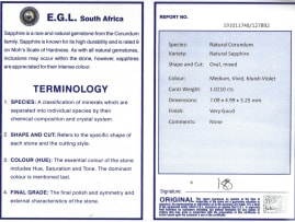 Sapphire cluster pendant