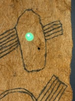 Unrecorded artist, Democratic Republic of Congo; Pongo Mbuti barkcloth