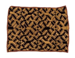 Unrecorded artist, Shoowa Peoples; Plush fabric/ Kasaai velvet