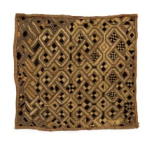 Unrecorded artist, Shoowa Peoples; Plush fabric/ Kasaai velvet