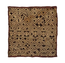 Unrecorded artist, Shoowa Peoples; Plush fabric/ Kasaai velvet