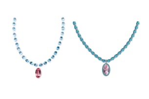 Loose aquamarine and tourmaline suite