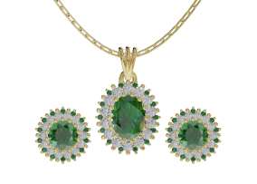 Three loose Tsavorites