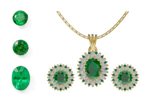 Three loose Tsavorites