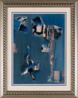 Bettie Cilliers-Barnard; Untitled (Abstract in Blue)