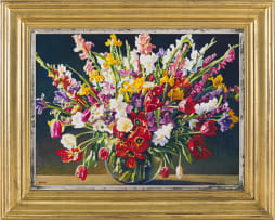 Gerhard Batha; Flowers in a Vase