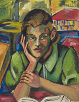 Alexis Preller; Woman Reading